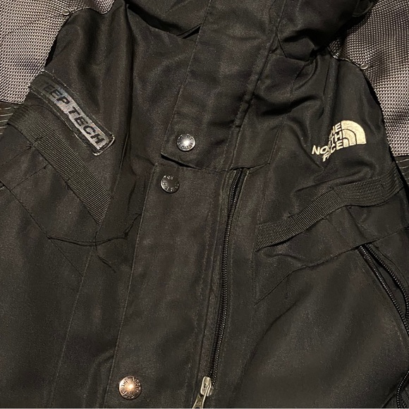 The North Face Steep Tech Black Ski Jacket Size S Vintage Ski Men’s 600 - Picture 10 of 12